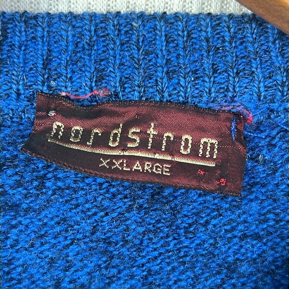 Nordstrom Vintage Men’s XXL 2XL Lambswool Sweater Crewneck Made in Italy - Picture 3 of 8